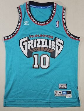 adidas Teal Vancouver Grizzlies #10 Basketball Jersey